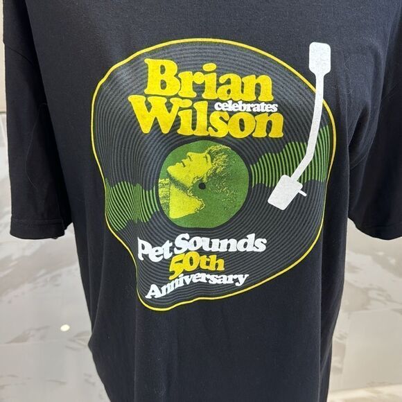 BRIAN WILSON / BEACH BOYS "PET SOUNDS 50TH ANNIVERSARY" 2016 TOUR T-SHIRT - L - Picture 2 of 6